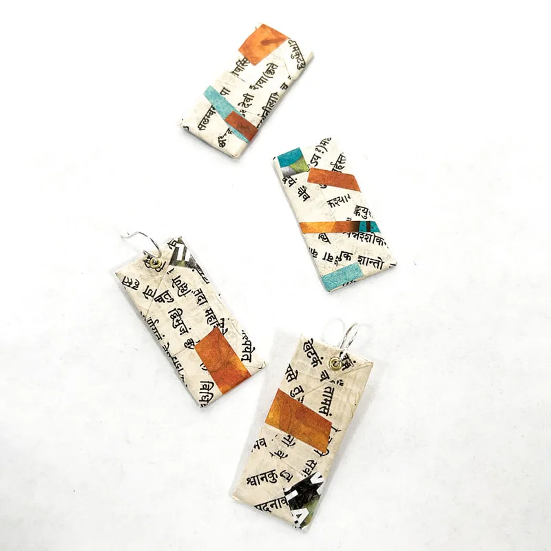 Recycled Paper Earrings (2023)