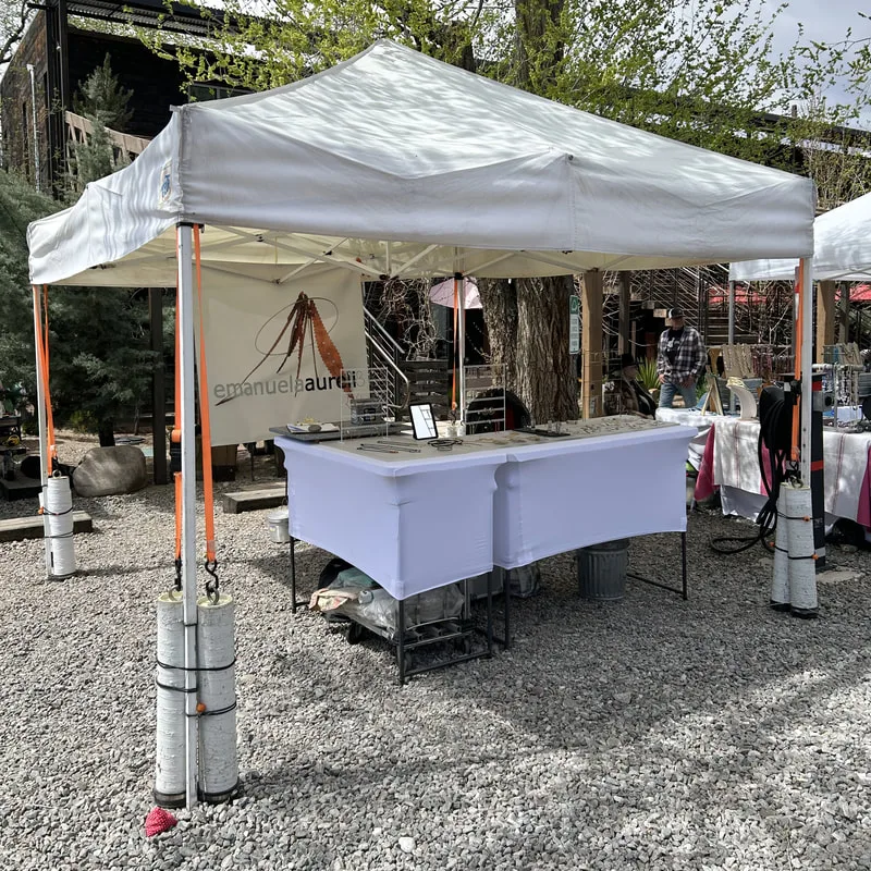 Booth shot - ArtWalk SFe/Cafecito (April 2024)