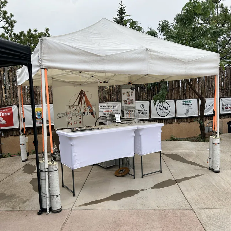 Booth at the Desert Party with ArtWalk Santa Fe (July 2024)