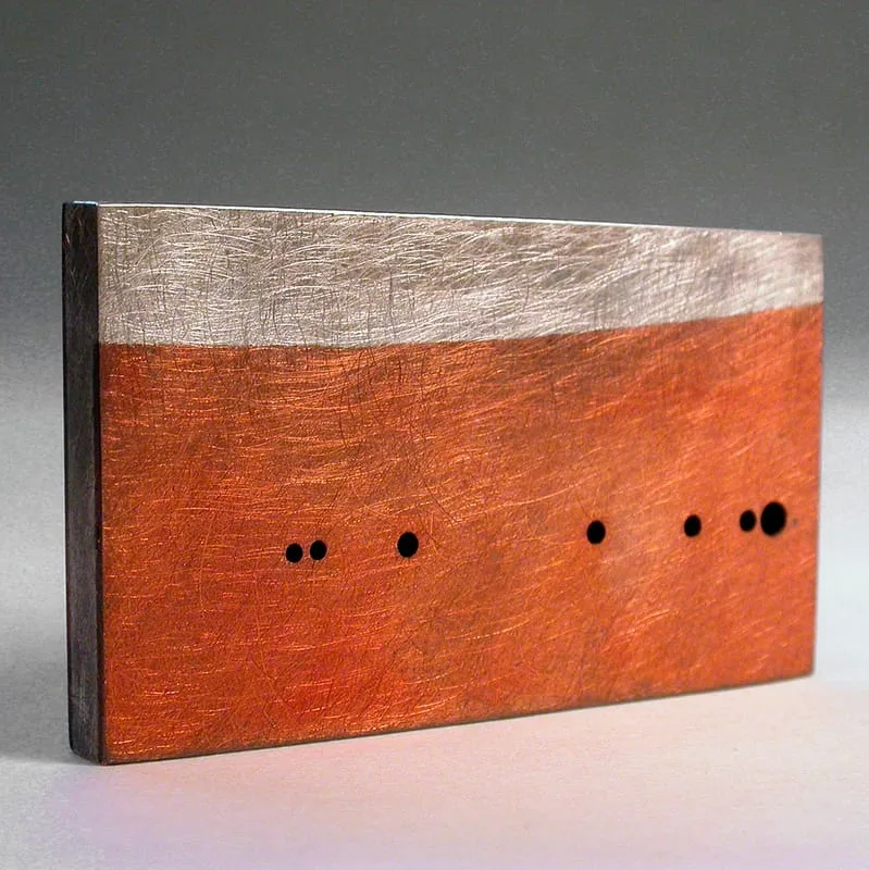 bi-metal brooch 2