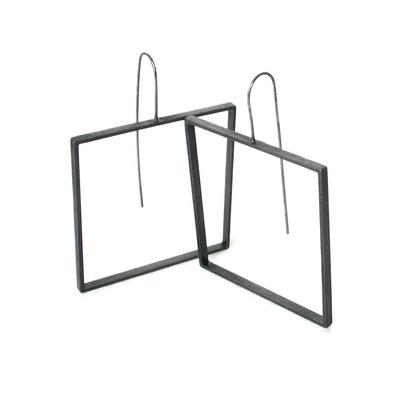 the big square slice earrings