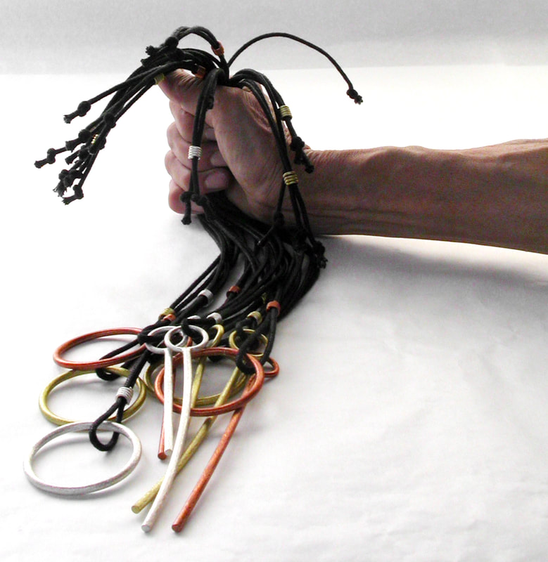 Circles and Sticks Pendants