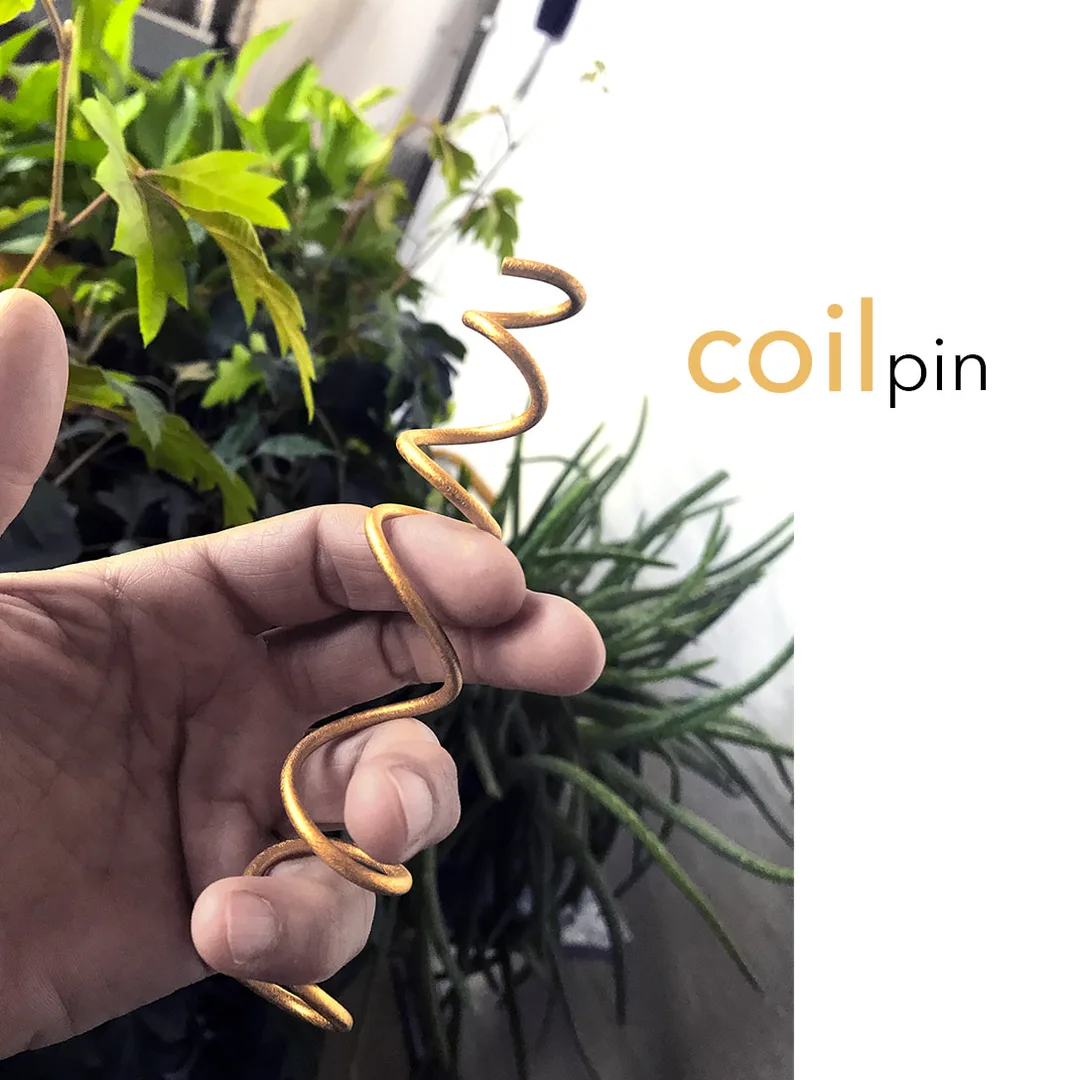 Coil pin