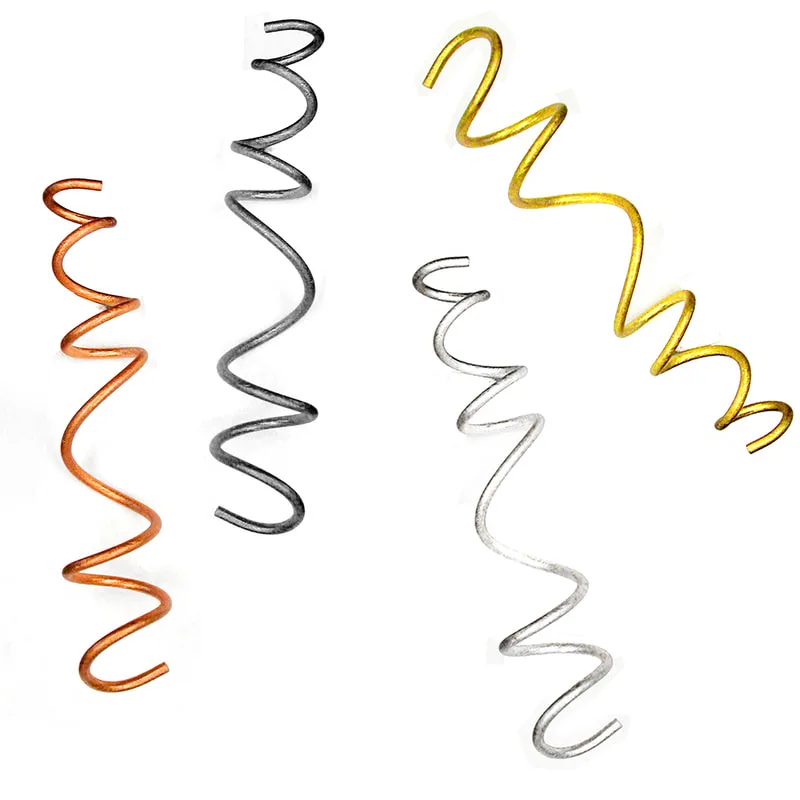 Whimsical and colorful Coil Pins for a stunning statement