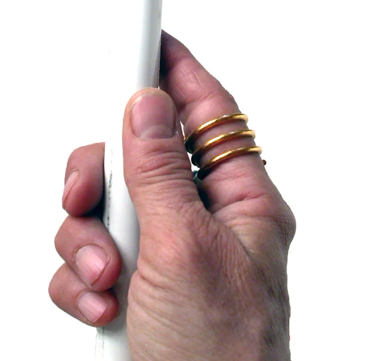 Coil ring - vermeil