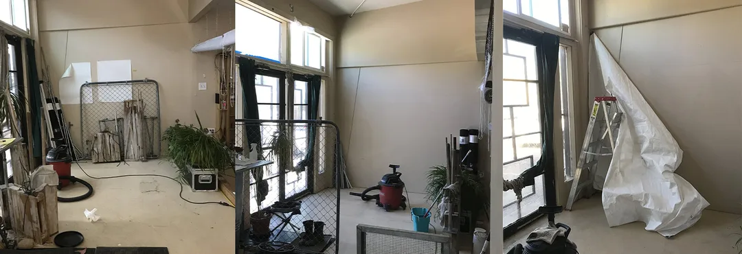 Showroom in progress