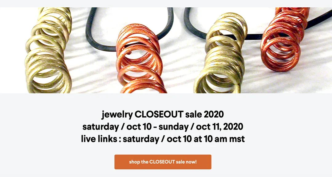 jewelry CLOSEOUT sale is ON