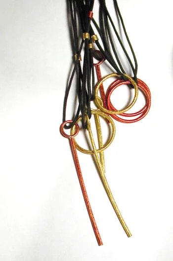 Circle and Stick Pendants
