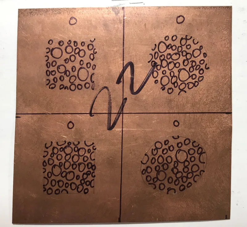 sketches on copper