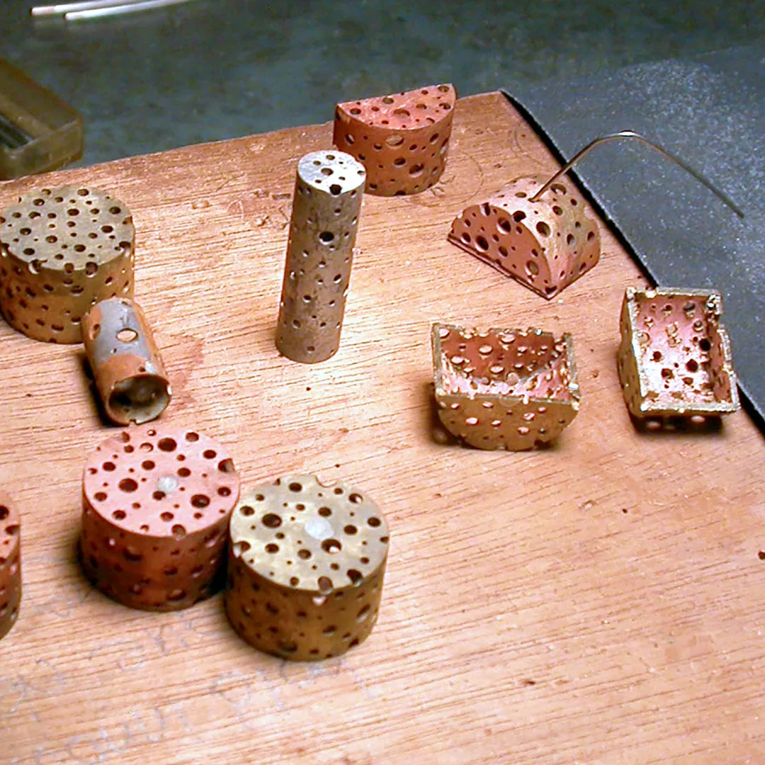 old swiss cheese pieces
