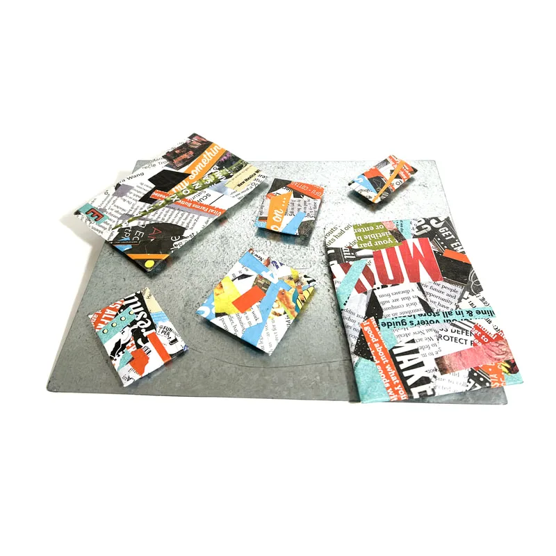 Recycled Paper Magnets - grouping (2024)