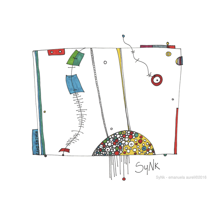 SyNk - colored markers on paper