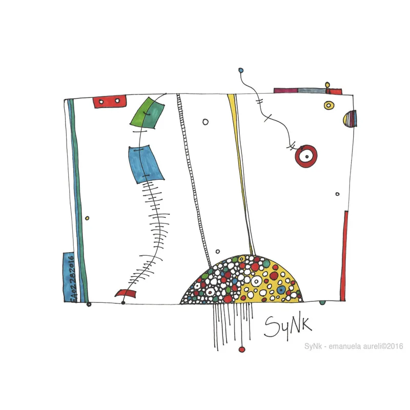 SyNk - colored markers on paper